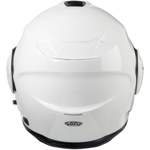 Airoh REV19 Flip White Flip Front Motorcycle Helmet Back                                                                                                                                                                                                       
