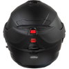 Airoh REV19 Flip Matt Black Flip Front Motorcycle Helmet Back with Flip Up                                                                                                                                                                                     