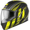 Airoh REV19 Flip Ikon Yellow Matt Flip Front Motorcycle Helmet Front Left                                                                                                                                                                                      