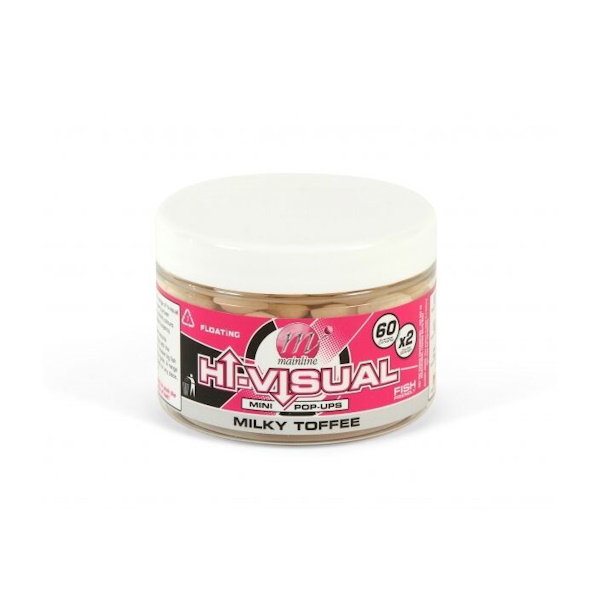 Hi Viz Mini Pop Ups Bright White Milky Toffee 12mm