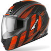 Airoh REV19 Flip Ikon Orange Matt Flip Front Motorcycle Helmet Front Left                                                                                                                                                                                      