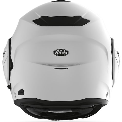 Airoh REV19 Flip Grey Matt Black Flip Front Motorcycle Helmet Back                                                                                                                                                                                             