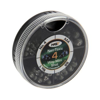 NGT Non Toxic Split Shot 4 Way Mini