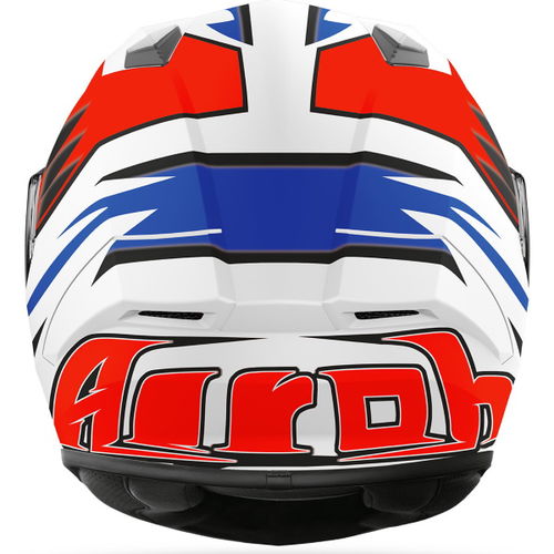 Airoh Valor Zanetti Replica Full Face Motorcycle Helmet Back                                                                                                                                                                                                   