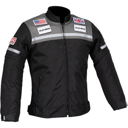 Duchinni Grid Kids Jacket Black Gun