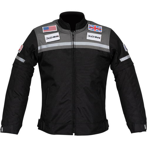 Duchinni Grid Kids Jacket Black Gun