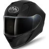 Airoh Valor Matt Black Full Face Motorcycle Helmet Front Left                                                                                                                                                                                                  