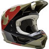 Fox Youth V1 BNKR Helmet Green Camo