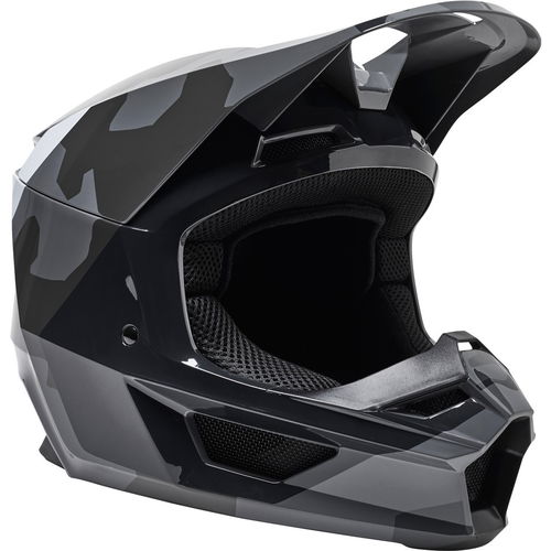 Fox Youth V1 BNKR Helmet Black Camo