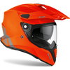 Airoh Commander Orange Fluo Matt Adventure Motorcycle Helmet Front Right                                                                                                                                                                                       