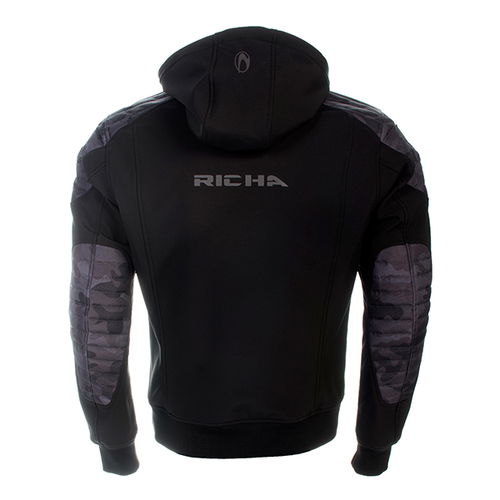 Richa Atomic Black Camo Jacket Back                                                                                                                                                                                                                            