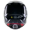 Alpinestars Supertech SM-8 Radium 2 Helmet Black White Glossy