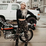 Lara Cargo Pants Camo