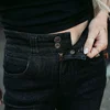 MotoGirl MotoGirl Ellie Jeans Black - Thumbnail 4