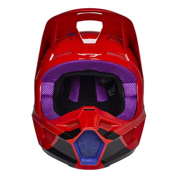 Fox Fox Youth V1 Venz Helmet Flo Red