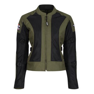 MotoGirl Jodie Summer Jacket Khaki Green