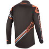 Alpinestars Racer Braap Dark Grey Fluo Orange Motocross Jersey Back                                                                                                                                                                                            
