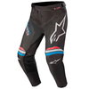 Alpinestars Racer Braap Black Light Grey Motocross Pants Front                                                                                                                                                                                                 