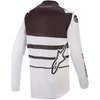 Alpinestars Racer Supermatic White Black Motocross Jersey Back                                                                                                                                                                                                 