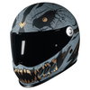 Frank Thomas Frank Thomas YM-833 Predator Helmet Devil Black Gold - Thumbnail 1