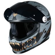 YM-833 Predator Helmet Devil Black Gold