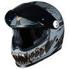 Frank Thomas Frank Thomas YM-833 Predator Helmet Devil Black Gold - Thumbnail 2