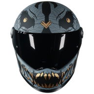 YM-833 Predator Helmet Devil Black Gold