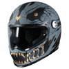 Frank Thomas Frank Thomas YM-833 Predator Helmet Devil Black Gold - Thumbnail 6