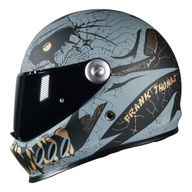 YM-833 Predator Helmet Devil Black Gold