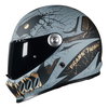 Frank Thomas Frank Thomas YM-833 Predator Helmet Devil Black Gold - Thumbnail 8