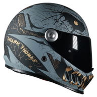 YM-833 Predator Helmet Devil Black Gold