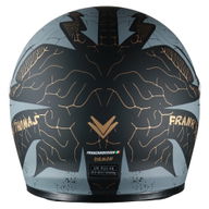 YM-833 Predator Helmet Devil Black Gold