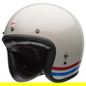 Custom 500 Stripes Helmet Pearl White