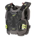 A-1 Plus Chest Protector Black Anthracite Yellow