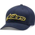 Blaze Flexfit Hat Navy Yellow