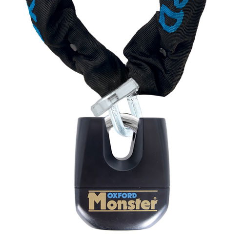 Oxford Products Monster Motorcycle Lock and 12mm x 1.2m Chain                                                                                                                                                                                                  