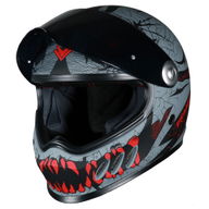 YM-833 Predator Helmet Devil Black Red