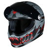 Frank Thomas Frank Thomas YM-833 Predator Helmet Devil Black Red - Thumbnail 2