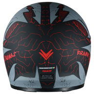 YM-833 Predator Helmet Devil Black Red