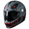 Frank Thomas Frank Thomas YM-833 Predator Helmet Devil Black Red - Thumbnail 7