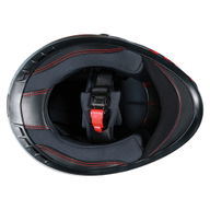 YM-833 Predator Helmet Devil Black Red