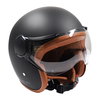Axor Axor Jet Open Face Helmet Matt Black Brown - Thumbnail 7
