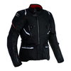 Oxford Products Montreal 3 Black Textile Motorcycle Jacket Front                                                                                                                                                                                               