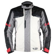 Beta Jacket Black Red Ivory
