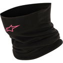 Neck Warmer Black Fuchsia