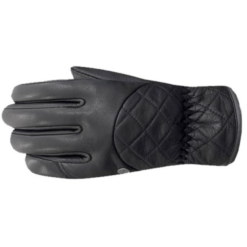 Racer Louise 2 Black Ladies Motorcycle Gloves Back                                                                                                                                                                                                             