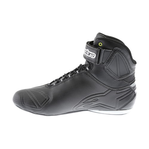 Alpinestars Fast 1 Black Motorcycle Shoe Inside leg                                                                                                                                                                                                            