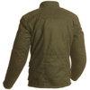 Segura Memphis Khaki Textile Motorcycle Jacket Back                                                                                                                                                                                                            