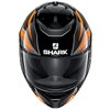 Shark Spartan 1.2 Antheon Black Orange Full Face Motorcycle Helmet Front                                                                                                                                                                                       