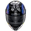 Shark Spartan 1.2 Lorenzo CAT GP Black Blue Red Silver Full Face Motorcycle Helmet Front                                                                                                                                                                       